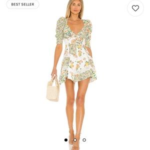 For Love and Lemons Rosalyn Mini Dress Size Small NWT